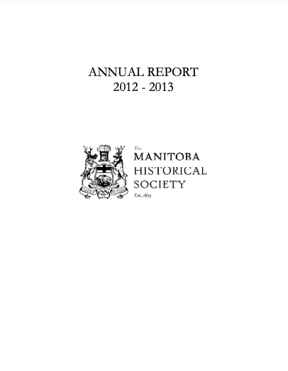 2012-2013 annual report cover